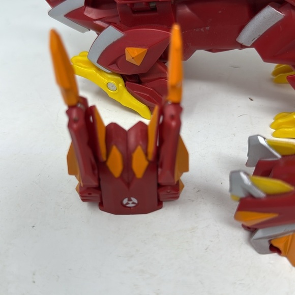 2010 Sega Toys Spin Masters Bakugan Gundalian Invaders Pyrus Dragonoid Colossus - Picture 5 of 11